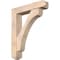 Ekena Millwork Legacy Craftsman Smooth Bracket w/ Offset Brace, Douglas Fir, 7 1/2"W x 36"D x 44"H BKT0806X36X44LEC04SDF - alternate 1